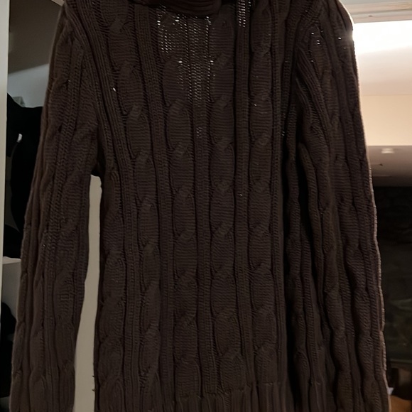 Lauren jeans company Ralph Lauren sweater in brown with zipper size XL - Picture 5 of 5